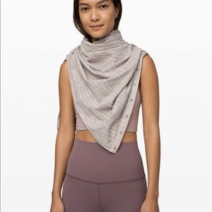 Lululemon vinyasa scarf | can be worn 5 ways!